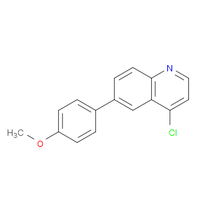 4-Chloro-6-(4-methoxyphenyl)quinoline