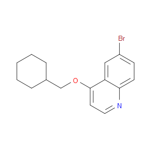 Quinoline, 6-bromo-4-(cyclohexylmethoxy)-
