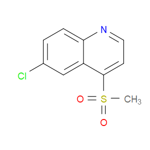 Quinoline, 6-chloro-4-(methylsulfonyl)-