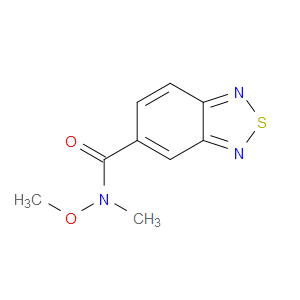 N-Methoxy-N-methyl-2,1,3-benzothiadiazole-5-carboxamide