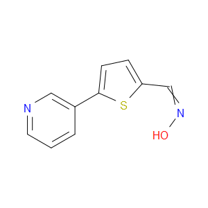 2-Thiophenecarboxaldehyde, 5-(3-pyridinyl)-, oxime
