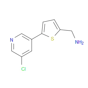 5-(5-Chloro-3-pyridinyl)-2-thiophenemethanamine