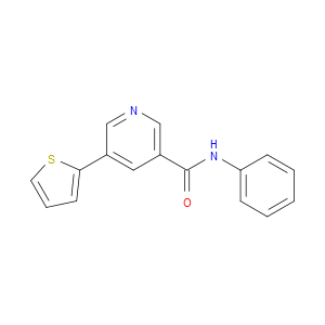 N-Phenyl-5-(2-thienyl)-3-pyridinecarboxamide