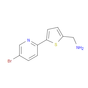 5-(5-Bromo-2-pyridinyl)-2-thiophenemethanamine