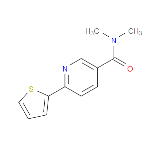 N,N-Dimethyl-6-(2-thienyl)-3-pyridinecarboxamide