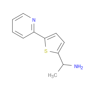 α-Methyl-5-(2-pyridinyl)-2-thiophenemethanamine