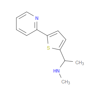 N,α-Dimethyl-5-(2-pyridinyl)-2-thiophenemethanamine