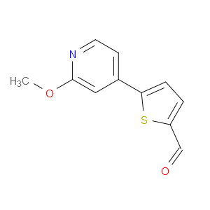 5-(2-Methoxy-4-pyridinyl)-2-thiophenecarboxaldehyde
