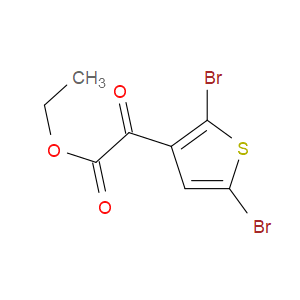ethyl 2-(2,5-dibromothiophen-3-yl)-2-oxoacetate