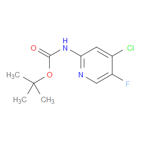 tert-butyl (4-chloro-5-fluoropyridin-2-yl)carbamate