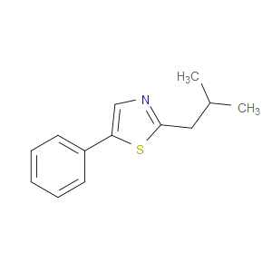 2-isobutyl-5-phenylthiazole