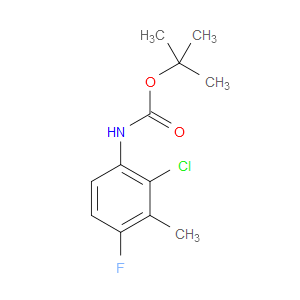 tert-butyl (2-chloro-4-fluoro-3-methylphenyl)carbamate