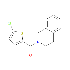 (5-Chloro-2-thienyl)(3,4-dihydro-2(1H)-isoquinolinyl)methanone