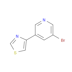 Pyridine, 3-bromo-5-(4-thiazolyl)-