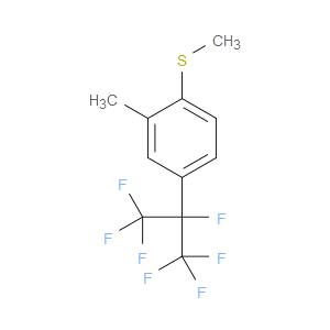 methyl(2-methyl-4-(perfluoropropan-2-yl)phenyl)sulfane