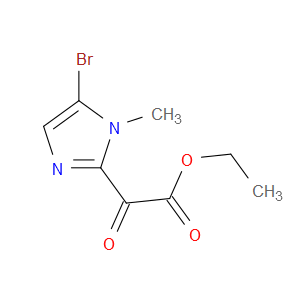 ethyl 2-(5-bromo-1-methyl-1H-imidazol-2-yl)-2-oxoacetate