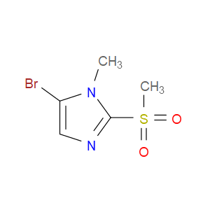 5-bromo-1-methyl-2-(methylsulfonyl)-1H-imidazole
