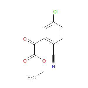 ethyl 2-(5-chloro-2-cyanophenyl)-2-oxoacetate