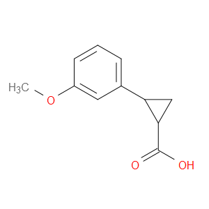 2-(3-Methoxyphenyl)cyclopropanecarboxylic acid