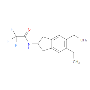 N-(5,6-Diethyl-2,3-dihydro-1H-inden-2-yl)-2,2,2-trifluoroacetamide