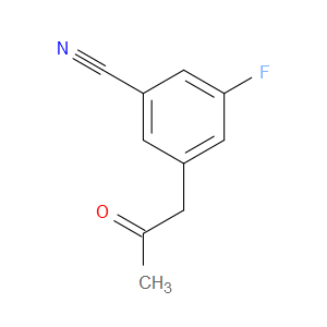 Benzonitrile, 3-fluoro-5-(2-oxopropyl)-