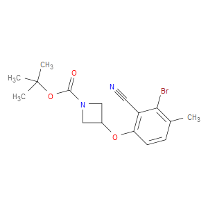 tert-butyl 3-(3-bromo-2-cyano-4-methylphenoxy)azetidine-1-carboxylate