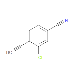 3-Chloro-4-ethynylbenzonitrile