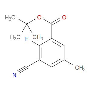 tert-butyl 3-cyano-2-fluoro-5-methylbenzoate