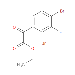 ethyl 2-(2,4-dibromo-3-fluorophenyl)-2-oxoacetate