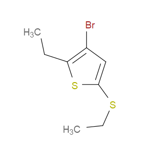 Thiophene, 3-bromo-2-ethyl-5-(ethylthio)-