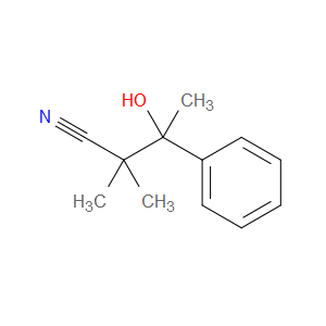 β-Hydroxy-α,α,β-trimethylbenzenepropanenitrile
