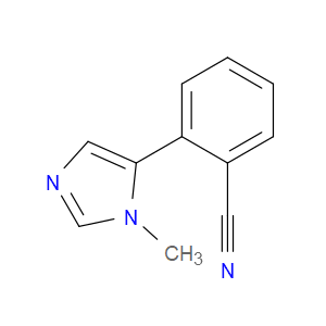 Benzonitrile, 2-(1-methyl-1H-imidazol-5-yl)-