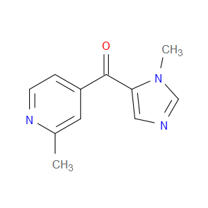 Methanone, (1-methyl-1H-imidazol-5-yl)(2-methyl-4-pyridinyl)-