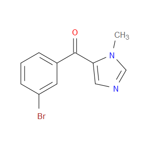 Methanone, (3-bromophenyl)(1-methyl-1H-imidazol-5-yl)-
