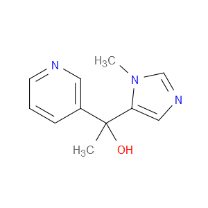 α-Methyl-α-(1-methyl-1H-imidazol-5-yl)-3-pyridinemethanol