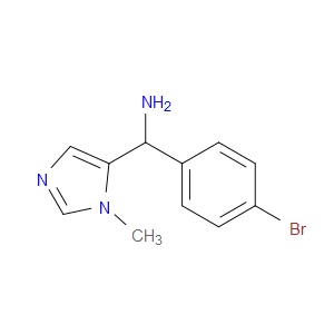 α-(4-Bromophenyl)-1-methyl-1H-imidazole-5-methanamine