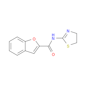 N-(4,5-Dihydro-2-thiazolyl)-2-benzofurancarboxamide