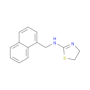 4,5-Dihydro-N-(1-naphthalenylmethyl)-2-thiazolamine