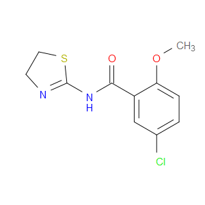 5-Chloro-N-(4,5-dihydro-2-thiazolyl)-2-methoxybenzamide
