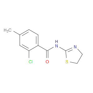 2-Chloro-N-(4,5-dihydro-2-thiazolyl)-4-methylbenzamide
