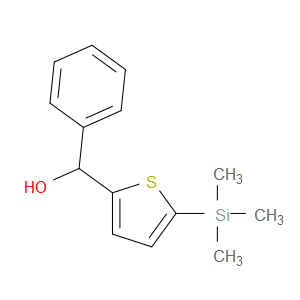 α-Phenyl-5-(trimethylsilyl)-2-thiophenemethanol