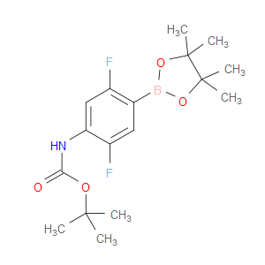 Tert-butyl (2,5-difluoro-4-(4,4,5,5-tetramethyl-1,3,2-dioxaborolan-2-yl)phenyl)carbamate