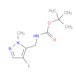tert-butyl ((4-iodo-1-methyl-1H-pyrazol-5-yl)methyl)carbamate