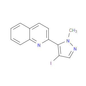 Quinoline, 2-(4-iodo-1-methyl-1H-pyrazol-5-yl)-