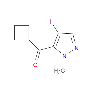 Cyclobutyl(4-iodo-1-methyl-1H-pyrazol-5-yl)methanone