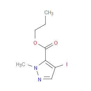 Propyl 4-iodo-1-methyl-1H-pyrazole-5-carboxylate