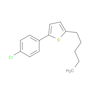 Thiophene, 2-(4-chlorophenyl)-5-pentyl-