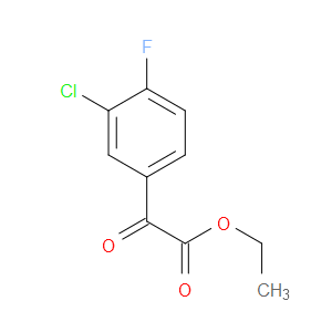 ethyl 2-(3-chloro-4-fluorophenyl)-2-oxoacetate