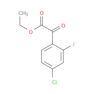 ethyl 2-(4-chloro-2-fluorophenyl)-2-oxoacetate