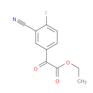ethyl 2-(3-cyano-4-fluorophenyl)-2-oxoacetate